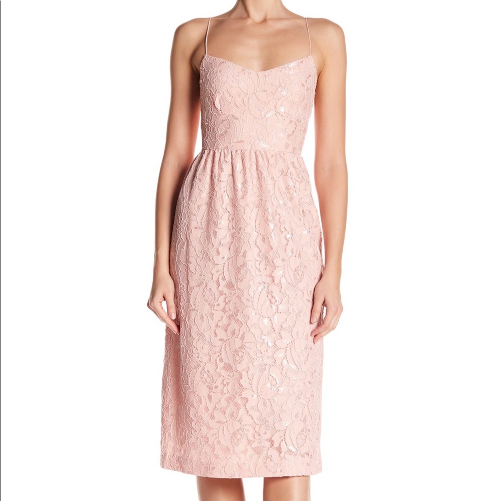 💜✨Cynthia Steffe Rosy Glow Midi Dress (Size 2)